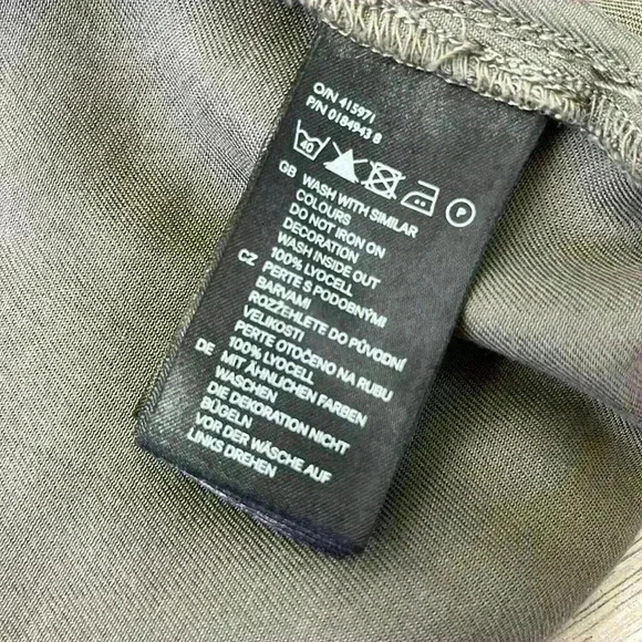 H&M Grey Button Front Jacket Size 12 - Picture 7 of 10